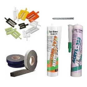 Kit de pose tunnel pour menuiserie PVC ou aluminium