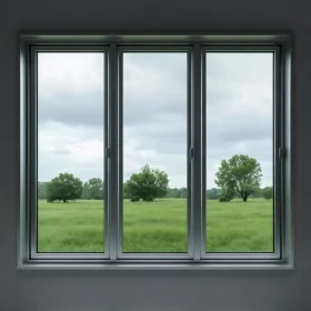 Fenêtre 3 vantaux aluminium Fenêtre 3 vantaux aluminium