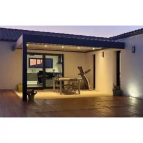 Pergola bioclimatique autoportée Hawaï - fabrication française