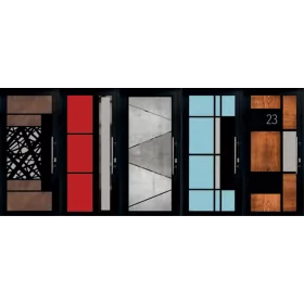 Porte vitrée haute couture PVC gamme FACTORY