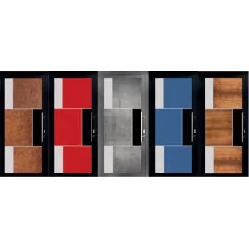 Porte vitrée haute couture PVC gamme LOFTY sur-mesure