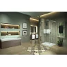 Paroi de douche 2 portes coulissantes LUNES AH