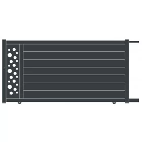 Portail coulissant en aluminium Effervescence Portail coulissant en aluminium Effervescence