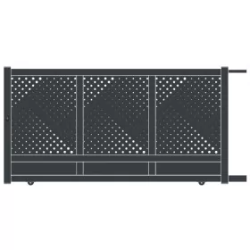 Portail coulissant en aluminium Pixel Portail coulissant en aluminium Pixel