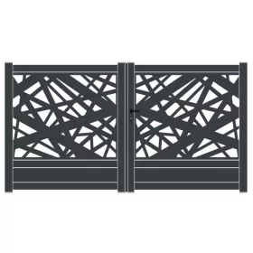 Portail battant en aluminium Toile Portail battant Toile