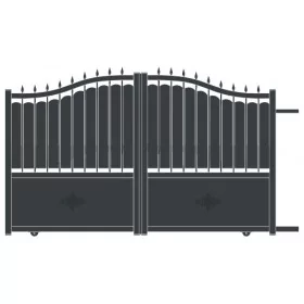 Portail coulissant en aluminium Manoir