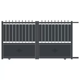 Portail coulissant en aluminium Villa