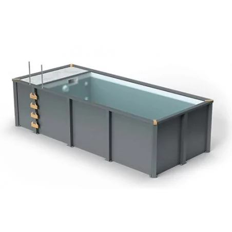Piscine Aqua 10 sur-mesure en aluminium|fenetres-pas-cher.com