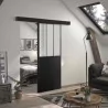 Porte coulissante verrière atelier|fenetres-pas-cher.com