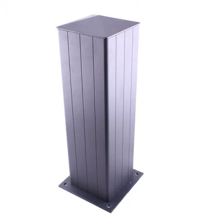 Poteau aluminium pour portail|fenetres-pas-cher.com