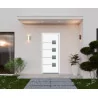 Porte d'entrée aluminium monobloc Paris blanc RAL 9016