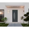 Porte d'entrée aluminium monobloc ANGERS gris anthracite RAL 7016