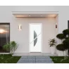 Porte d'entrée aluminium monobloc Nice blanche