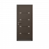 Porte d'entrée aluminium monobloc