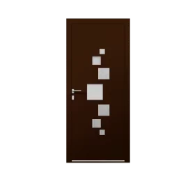 Porte d'entrée aluminium monobloc BLOIS Porte d'entrée aluminium monobloc Blois