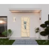Porte d'entrée aluminium monobloc Avignon beige RAL 1015