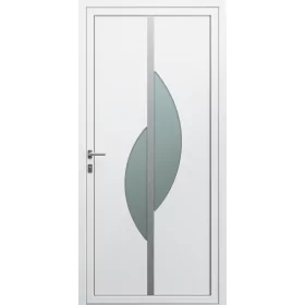 Porte d'entrée aluminium monobloc MONTPELLIER