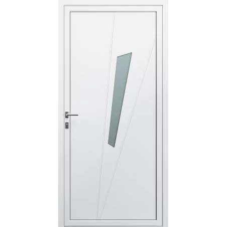 Porte d'entrée aluminium monobloc LA ROCHELLE