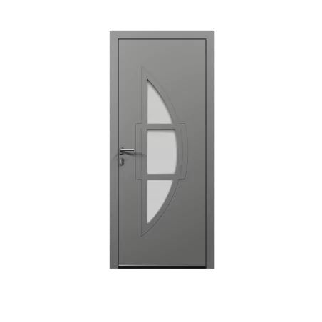 Porte d'entrée aluminium monobloc BAYONNE