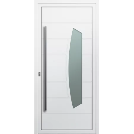 Porte d'entrée aluminium monobloc NANCY