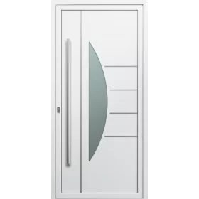 Porte d'entrée aluminium monobloc BAYONNE +