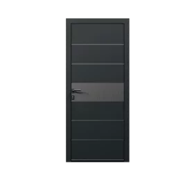 Porte d'entrée aluminium monobloc NANTES