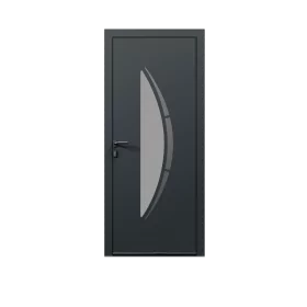 Porte d'entrée aluminium monobloc LYON