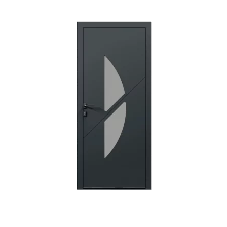 Porte d'entrée aluminium monobloc Nice