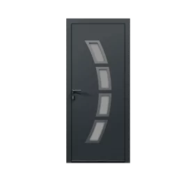 Porte d'entrée aluminium monobloc LILLE