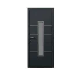 Porte d'entrée aluminium monobloc REIMS