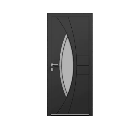 Porte d'entrée aluminium monobloc Angers