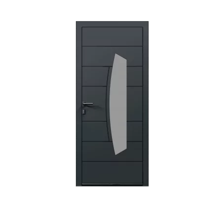 Porte d'entrée aluminium monobloc Nancy