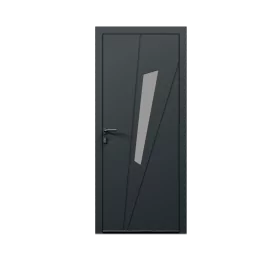 Porte d'entrée aluminium monobloc LA ROCHELLE