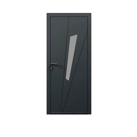 Porte d'entrée aluminium monobloc La Rochelle