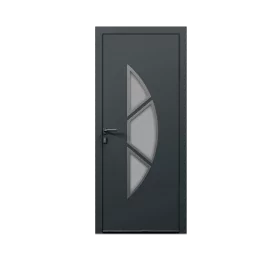 Porte d'entrée aluminium monobloc TOURS +