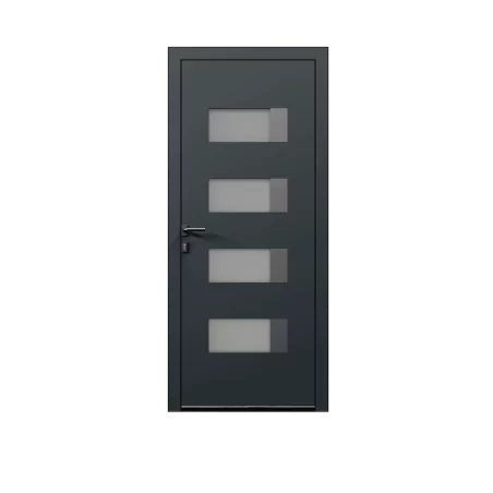 Porte d'entrée aluminium monobloc Menton