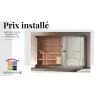 Combo Celsius SH Novellini : sauna & hammam prix livré installé