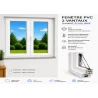 Fenêtre PVC 2 vantaux gamme équilibre |fenetres-pas-cher.com