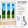 Porte fenêtre PVC 3 vantaux gamme Equilibre
