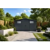 Abri de jardin rose 17,06m²
