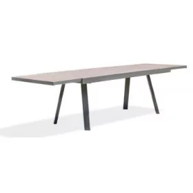 Table de jardin en aluminium et céramique Stockholm 8/12 personnes