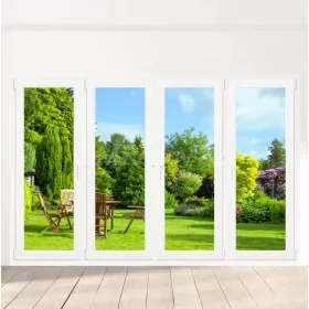 Porte fenêtre PVC 4 vantaux Porte fenêtre PVC 4 vantaux