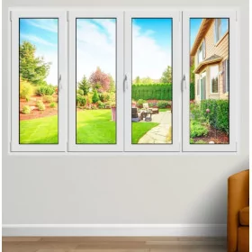 Fenêtre PVC 4 vantaux Fenêtre 4 vantaux PVC