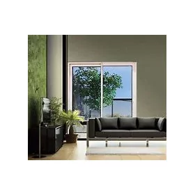 Baie coulissante PVC blanche