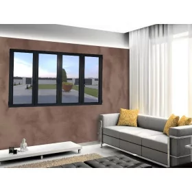 Fenêtre 4 vantaux aluminium