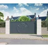 Portail coulissant en aluminium ARBRE DE VIE