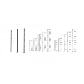 Clôture à mailles rigides