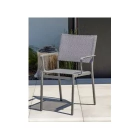 Fauteuil en aluminium Stockholm