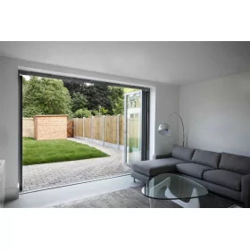 Porte accordéon aluminium 3 vantaux