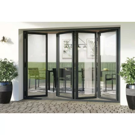 Porte Accordéon aluminium 4 vantaux